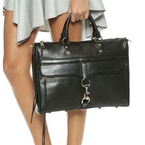 Rebecca Minkoff Palo Alto 13" Laptop Briefcase Bag in Black / Pristine